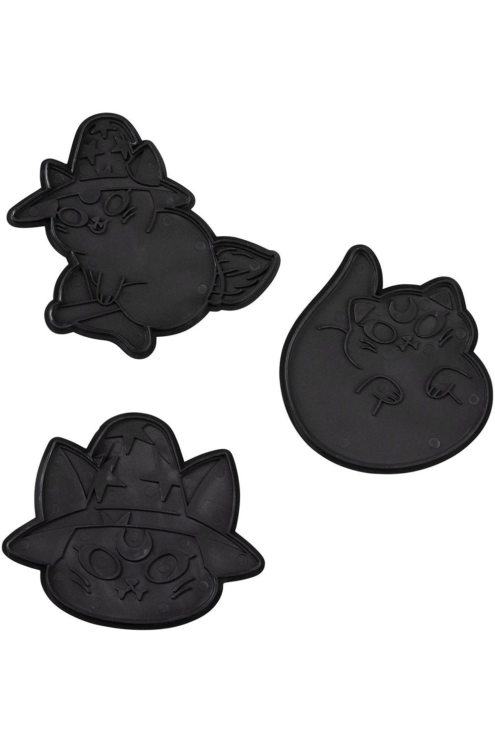 gothic bpa-free plastic halloween cookie cutter set