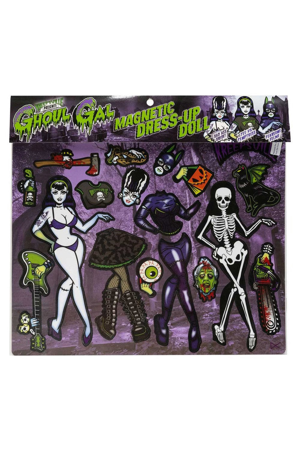 kreepsville monster magnet set