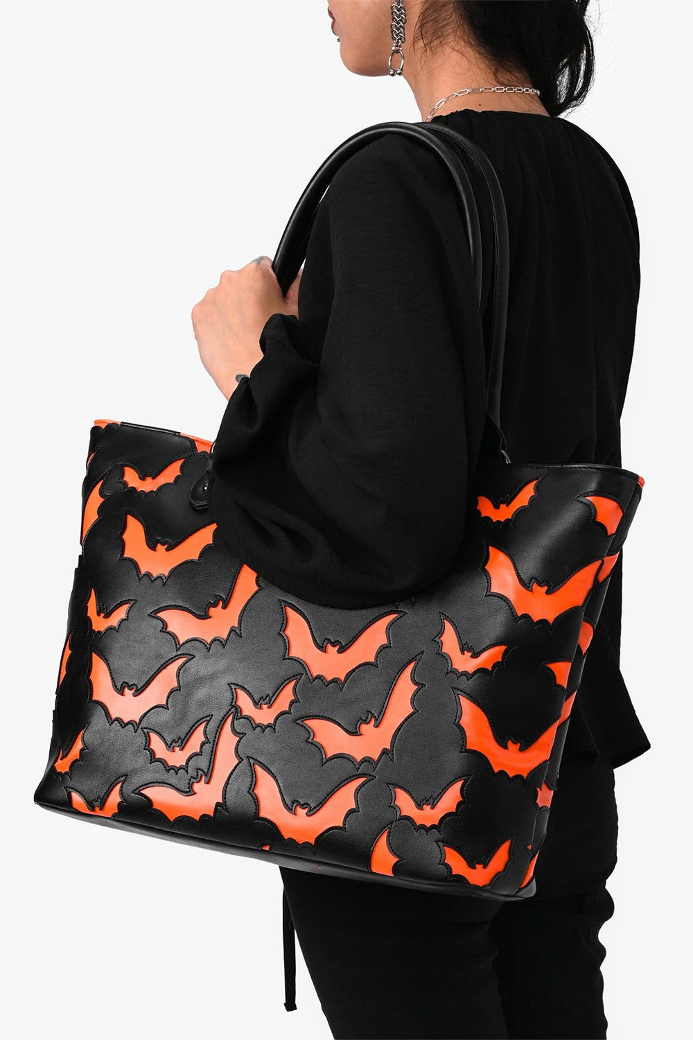 gothic halloween bat bag by foxblood