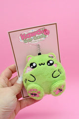 creepy cute cat plush toy