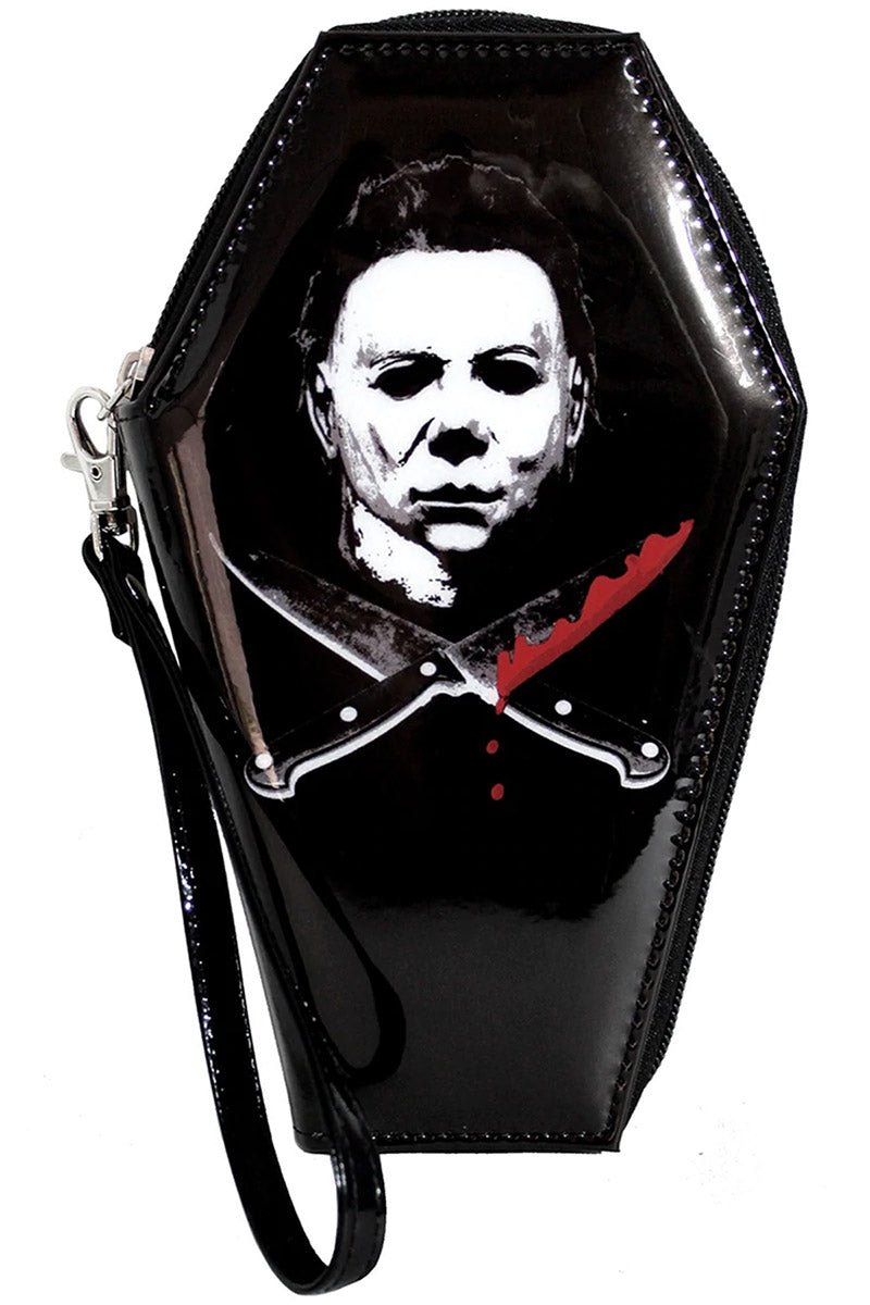 Halloween Michael Myers Glitter Coffin Wallet - bags & wallets - VampireFreaks - Rock Rebel