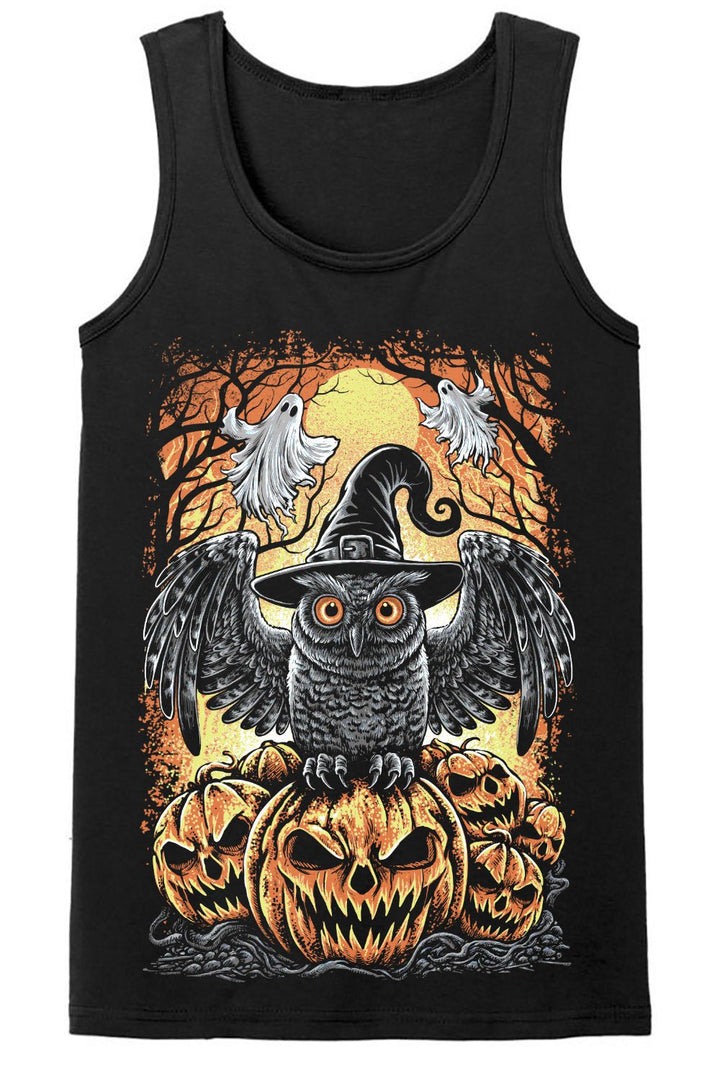 Halloween Owl T-shirt - graphic t-shirt - VampireFreaks - VampireFreaks