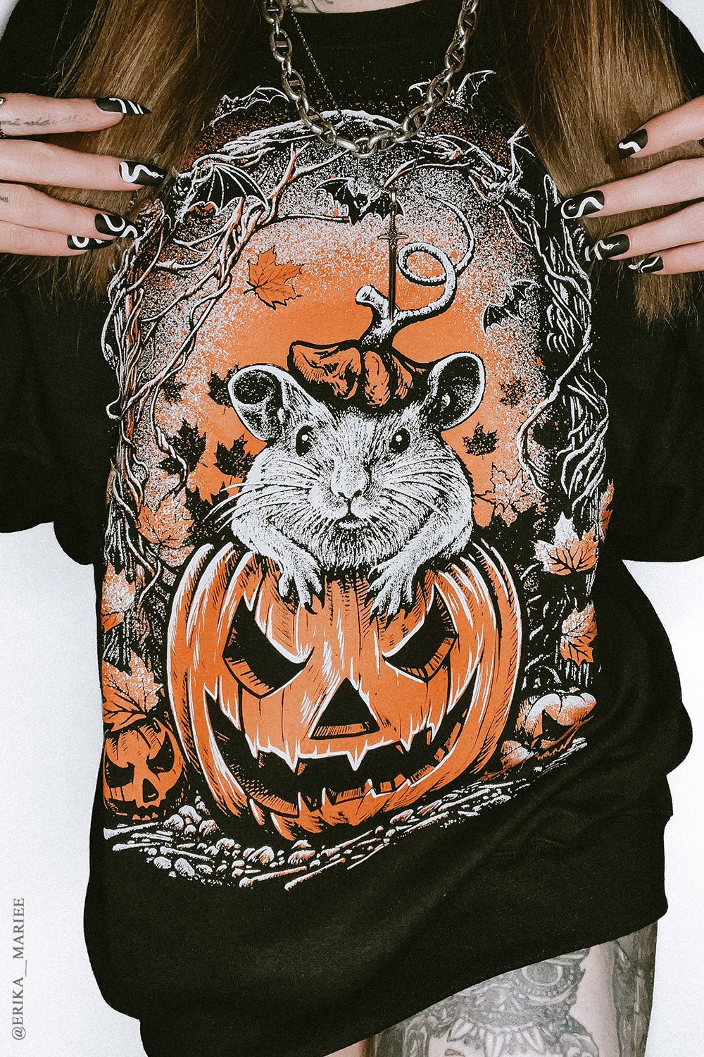 Halloween Rat Sweatshirt - mens outerwear - VampireFreaks - VampireFreaks