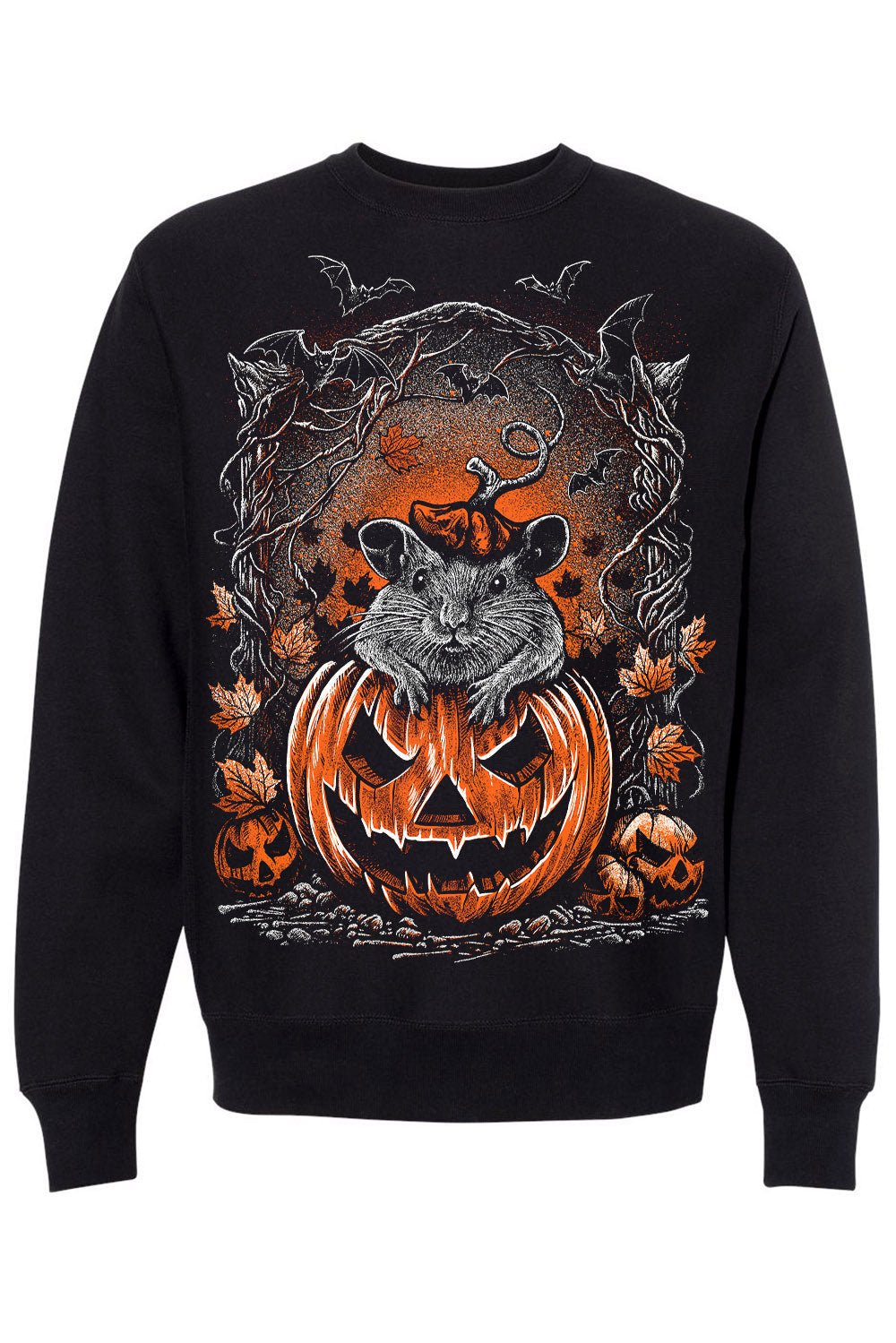 Halloween Rat Sweatshirt - mens outerwear - VampireFreaks - VampireFreaks