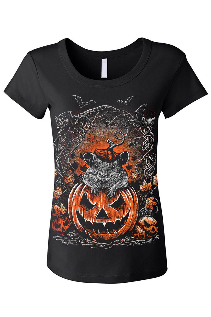 Halloween Rat T-shirt - graphic t-shirt - VampireFreaks - VampireFreaks