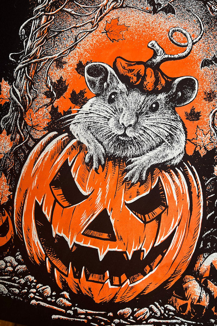 Halloween Rat T-shirt - graphic t-shirt - VampireFreaks - VampireFreaks