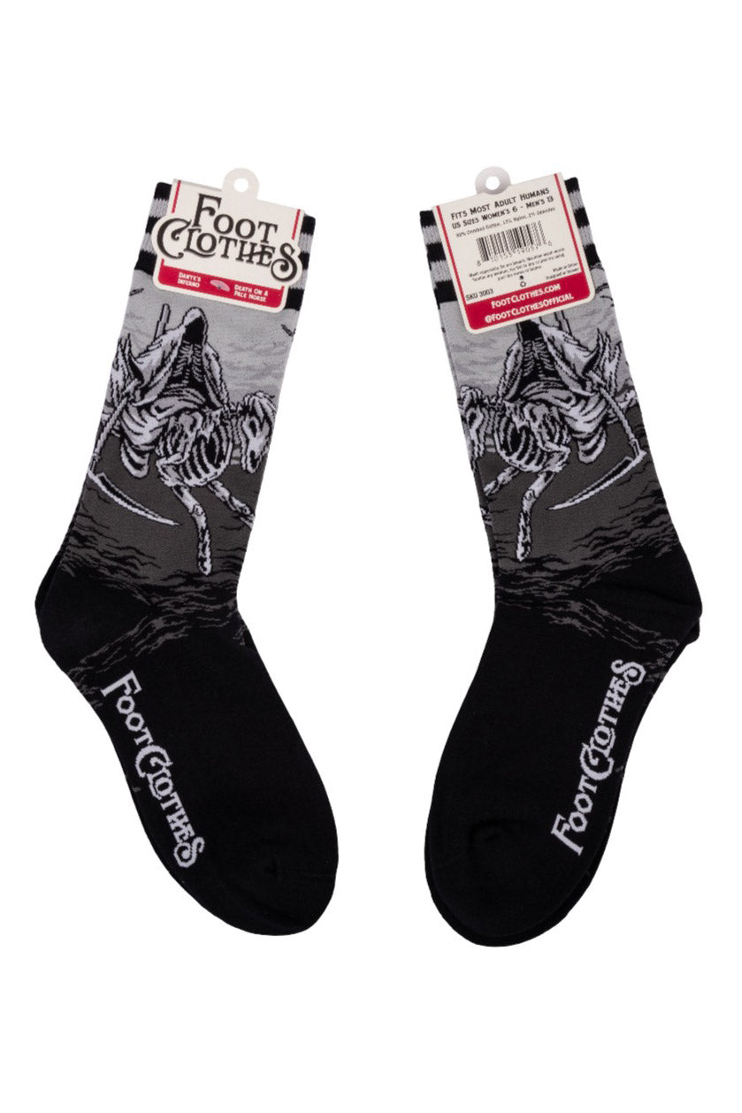 spooky skeleton crew socks 