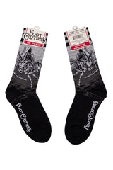 spooky skeleton crew socks 