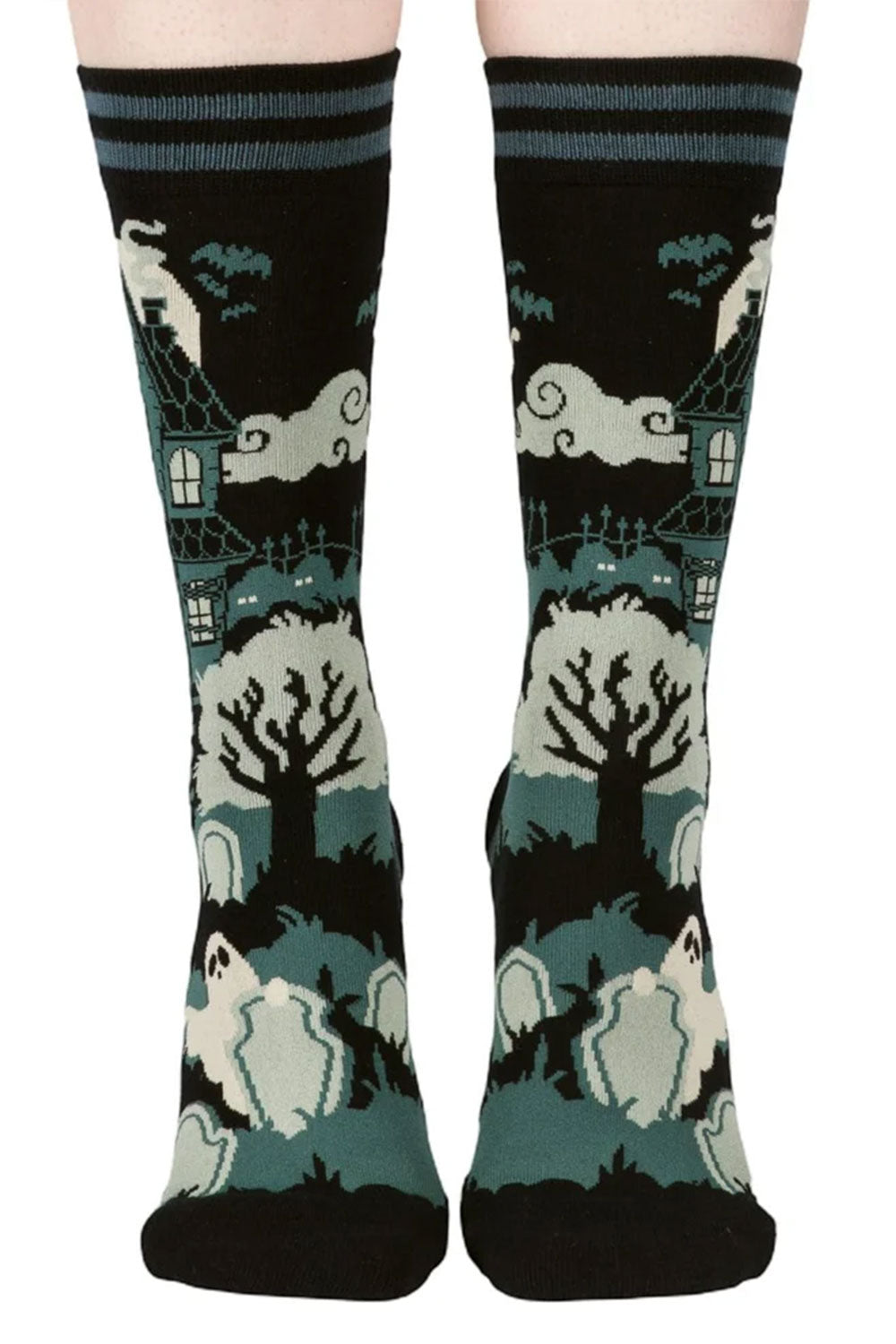Dead End Manor Crew Socks from Foot Clothes