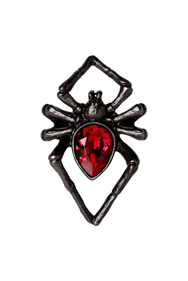 statement black widow spider ring