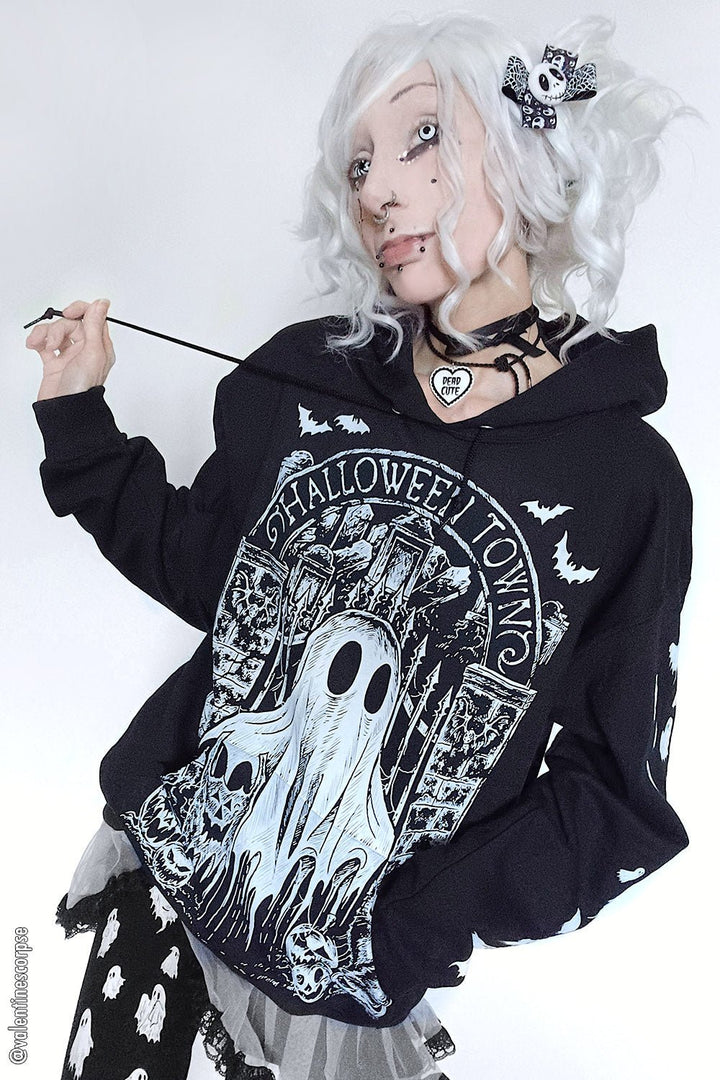 Halloween Town Ghostie Hoodie - mens outerwear - VampireFreaks - VampireFreaks