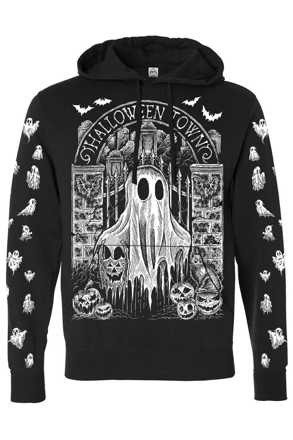 Halloween Town Ghostie Hoodie - mens outerwear - VampireFreaks - VampireFreaks