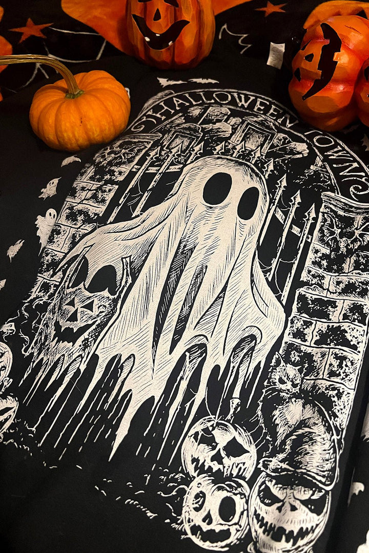 Halloween Town Ghostie Sweatshirt - mens outerwear - VampireFreaks - VampireFreaks