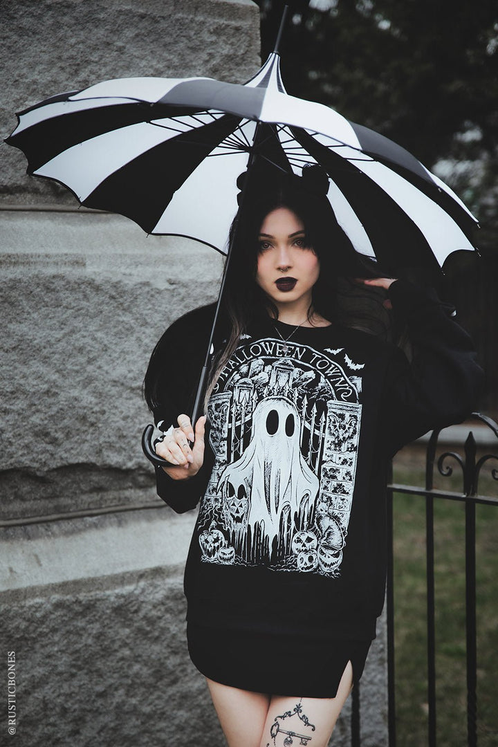 Halloween Town Ghostie Sweatshirt - mens outerwear - VampireFreaks - VampireFreaks