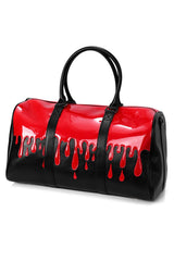 horror goth gym bag made of vegan leather