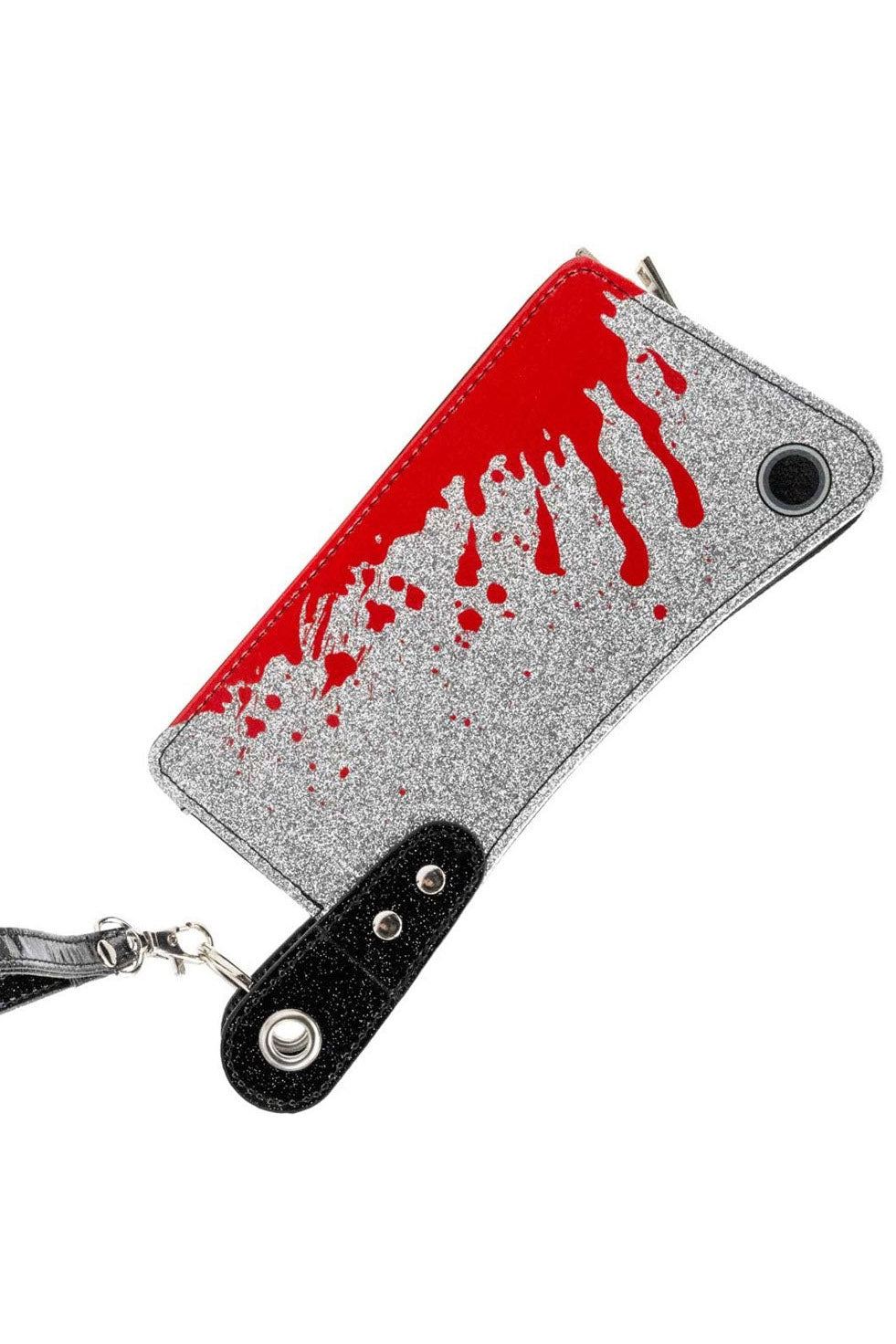 halloween bloody knife wallet