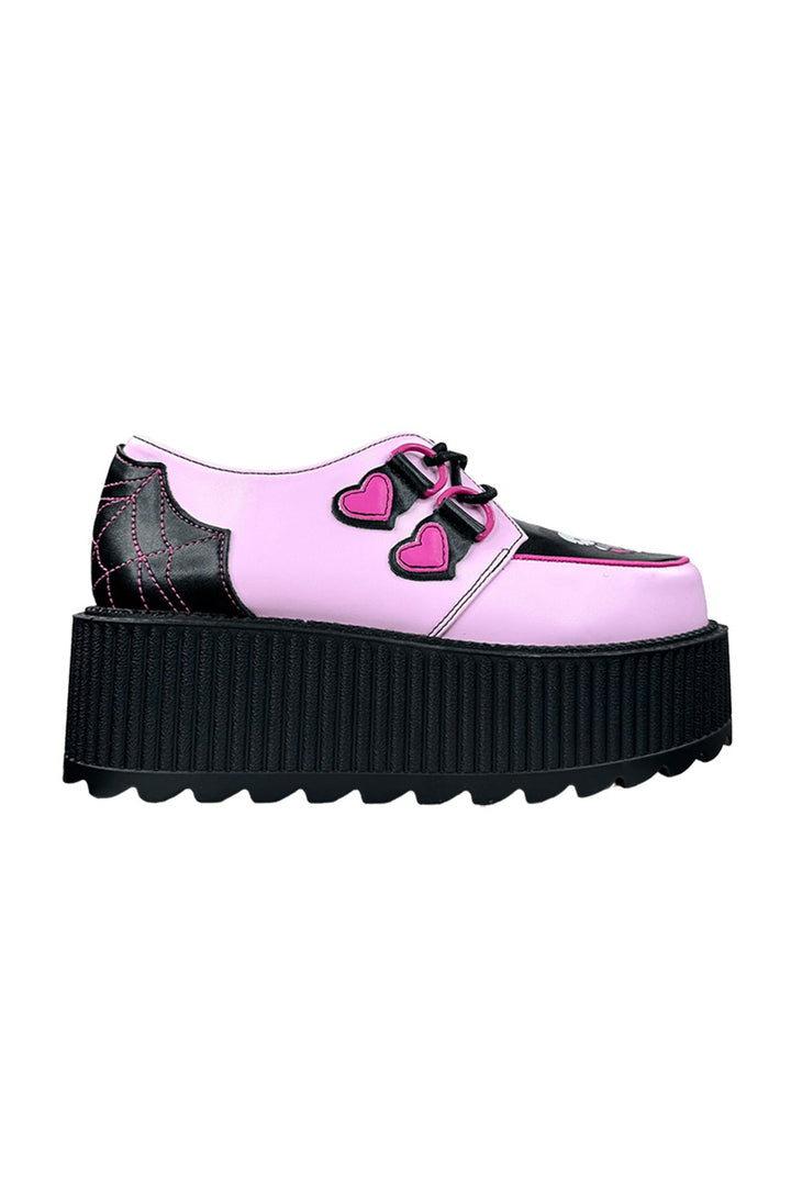 pastel pink emo womens shoes