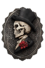 Handsome Skeleton Plaque - housewares - VampireFreaks - Nemesis Now