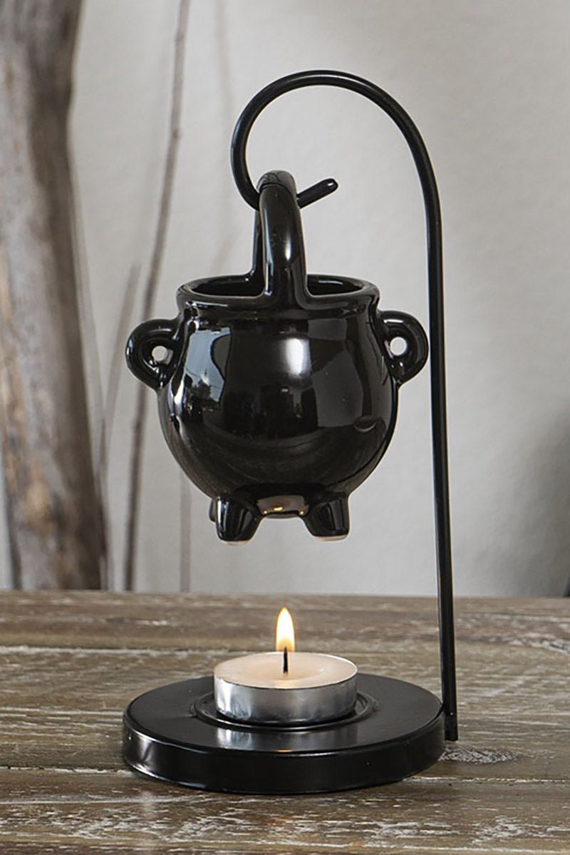 Hanging Cauldron Oil Burner - housewares - VampireFreaks - Pacific Giftware