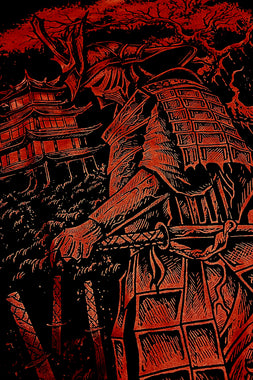 Samurai Warrior Sweatshirt [BLOOD RED]
