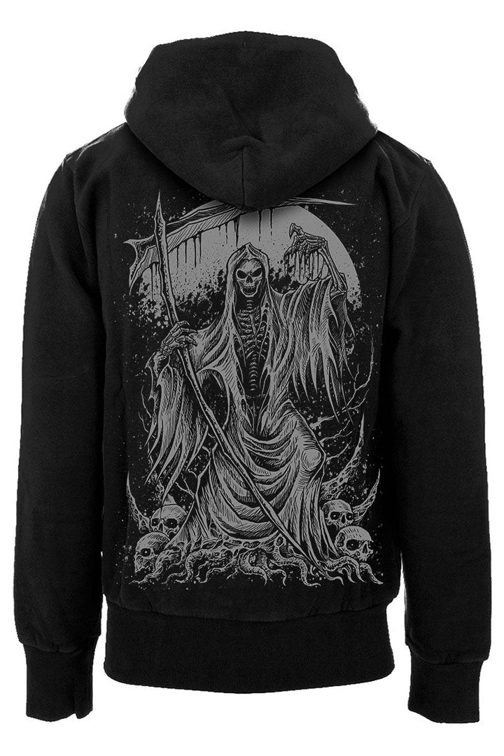 Harbinger of Death Hoodie [Zipper or Pullover] - mens outerwear - VampireFreaks - VampireFreaks