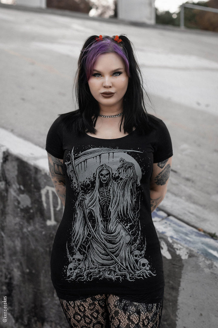 Harbinger of Death T-shirt - graphic t-shirt - VampireFreaks - VampireFreaks