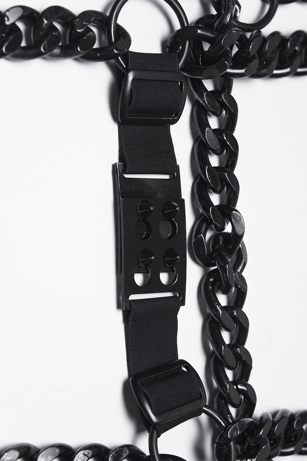 mens apocalyptic adjustable chain harness