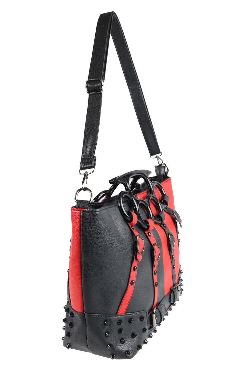 Harley Bag [BLACK/RED] - bags & wallets - VampireFreaks - Poizen Industries