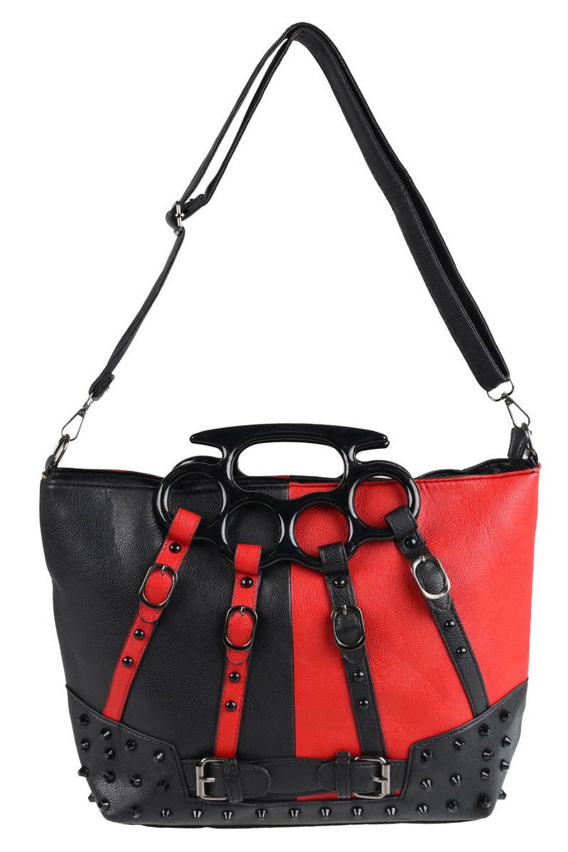 Harley Bag [BLACK/RED] - bags & wallets - VampireFreaks - Poizen Industries