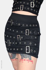 Harlow Mini Skirt - skirts - VampireFreaks - Forest Ink