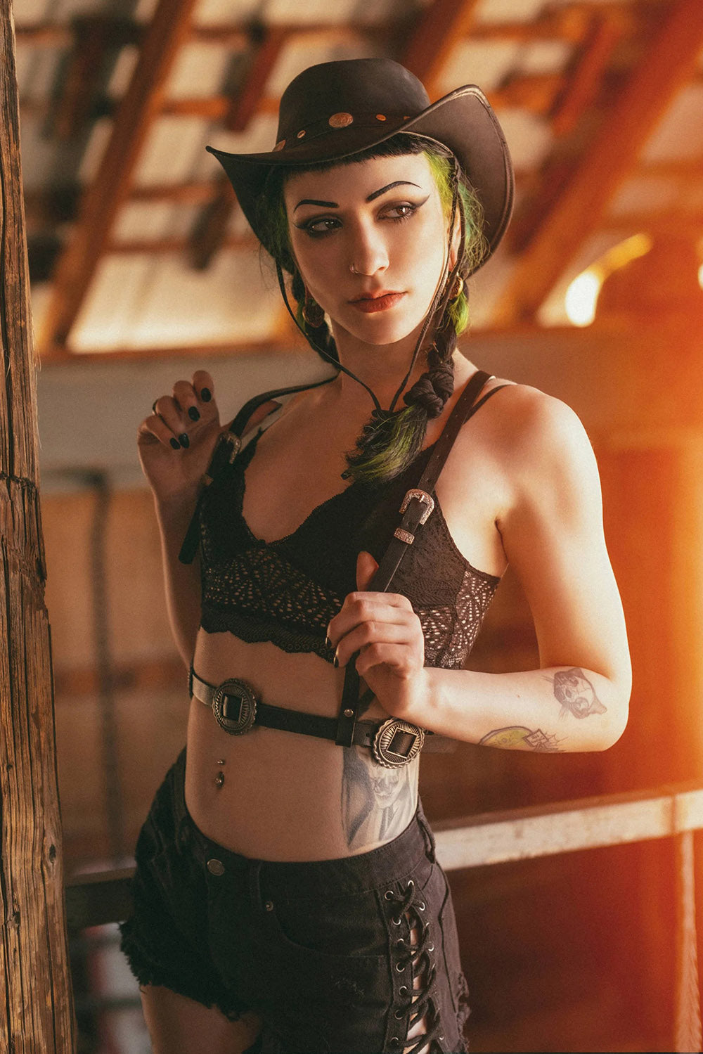 Arnés de caracola gótico occidental Mojave Poison