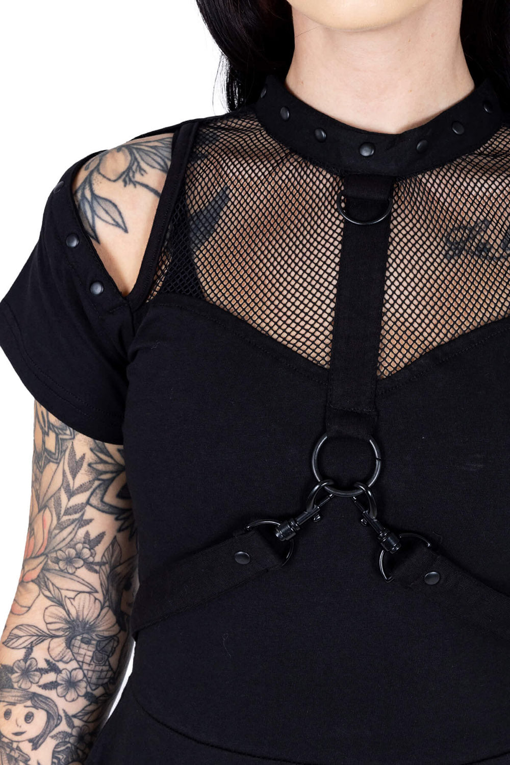 harness emo dress