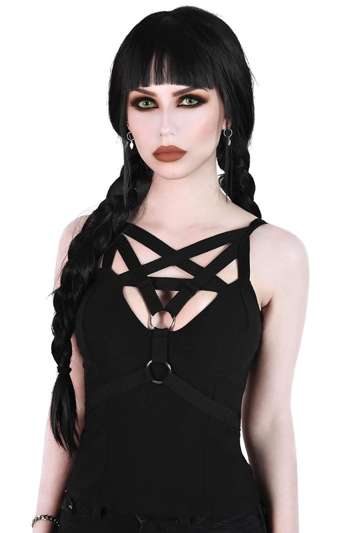 Harness Ur Power Top - womens tops - VampireFreaks - Killstar