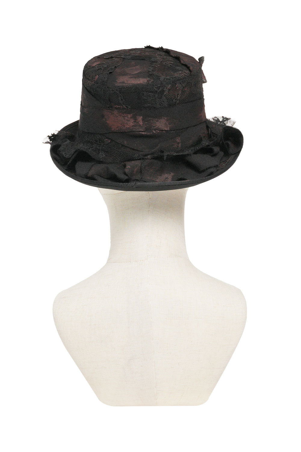 Back view of mens top hat