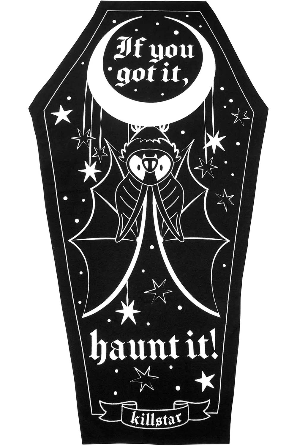 Haunt It Coffin Towel - housewares - VampireFreaks - Killstar