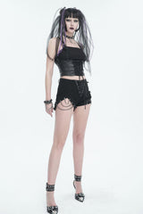 Haunted Grunge Goth Hot Shorts - womens bottoms - VampireFreaks - Devil Fashion