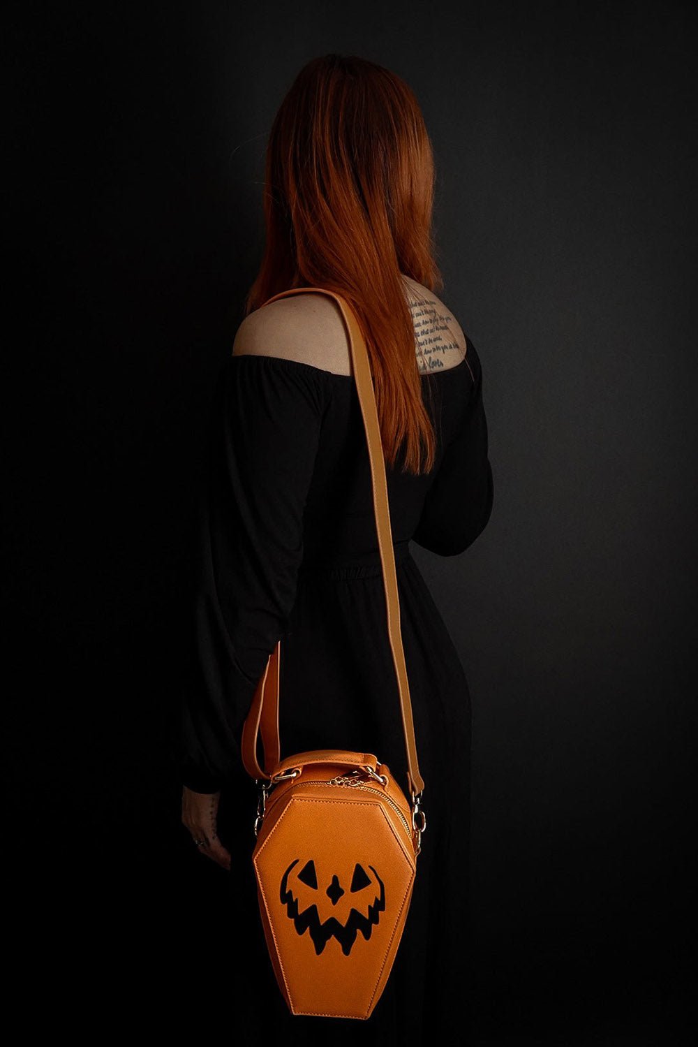 Haunted Hallows Bag [ORANGE] - bags & wallets - VampireFreaks - Lively Ghosts