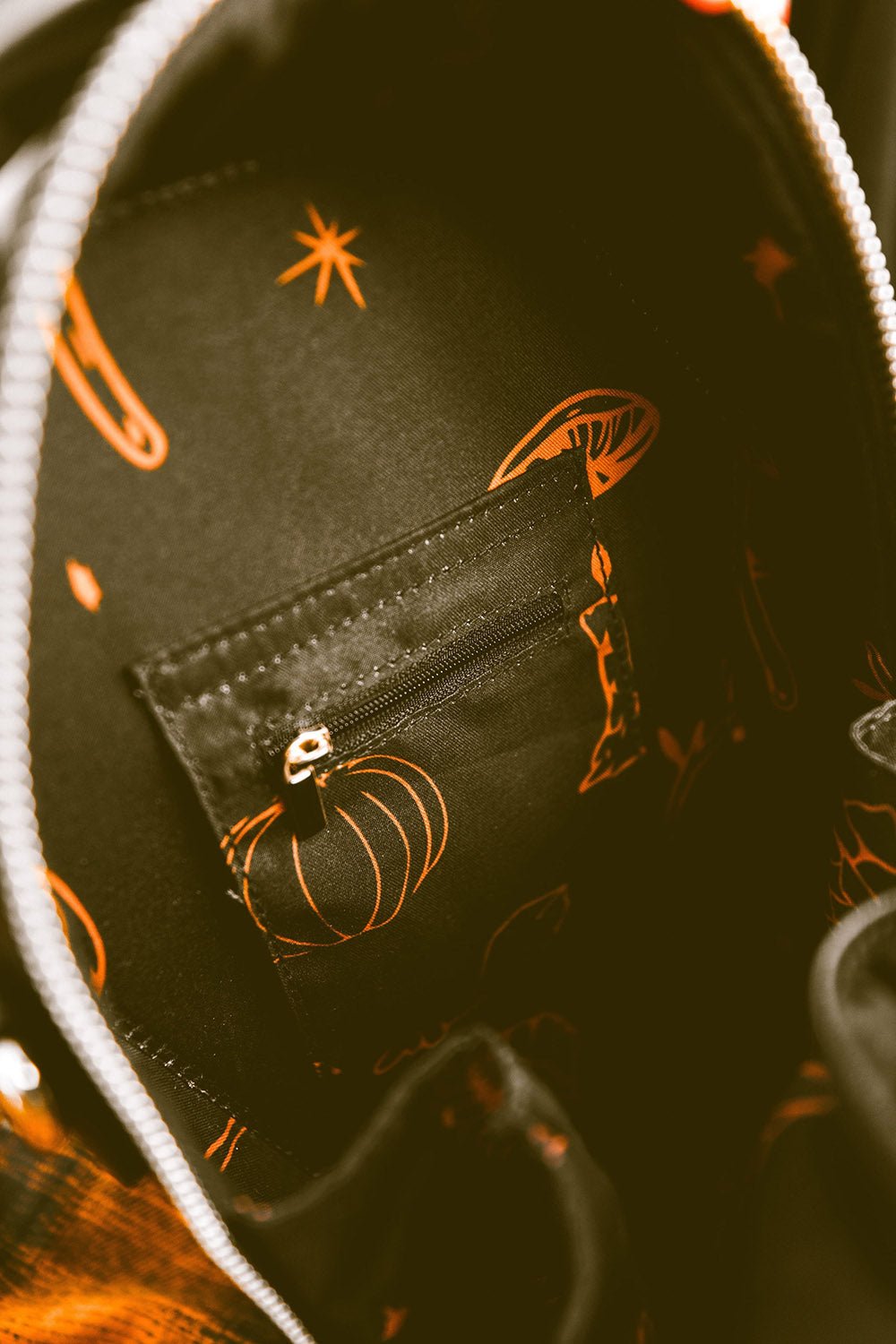 Haunted Hallows Bag [ORANGE] - bags & wallets - VampireFreaks - Lively Ghosts