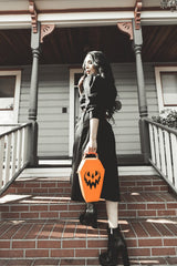 Haunted Hallows Bag [ORANGE] - bags & wallets - VampireFreaks - Lively Ghosts