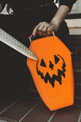Haunted Hallows Bag [ORANGE] - bags & wallets - VampireFreaks - Lively Ghosts