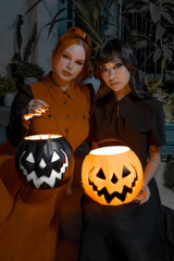 Haunted Hallows Pumpkin Pail [BLACK] - bags & wallets - VampireFreaks - Lively Ghosts