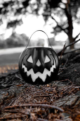 Haunted Hallows Pumpkin Pail [BLACK] - bags & wallets - VampireFreaks - Lively Ghosts