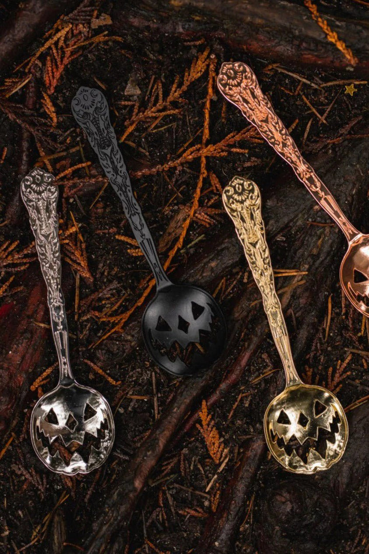 Haunted Hallows Tea Spoon Set of 2 - housewares - VampireFreaks - Lively Ghosts