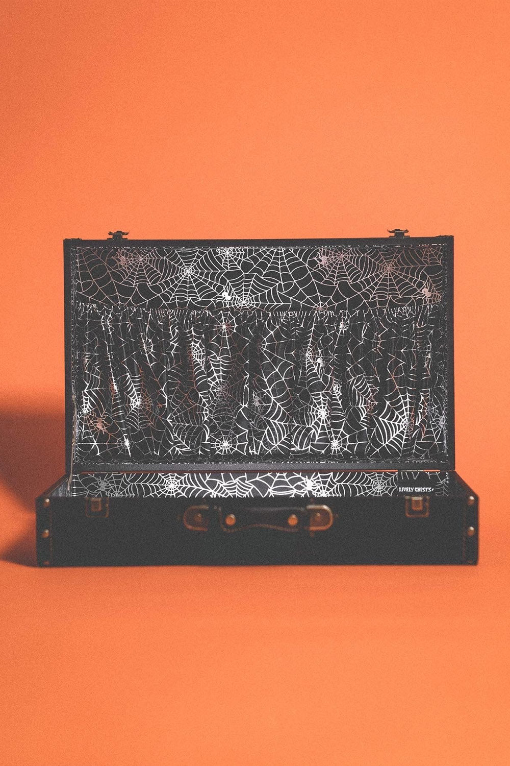 Haunted Hallows Trunk [BLACK/SPIDERWEBS] - bags & wallets - VampireFreaks - Lively Ghosts