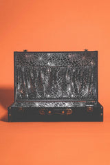 Haunted Hallows Trunk [BLACK/SPIDERWEBS] - bags & wallets - VampireFreaks - Lively Ghosts