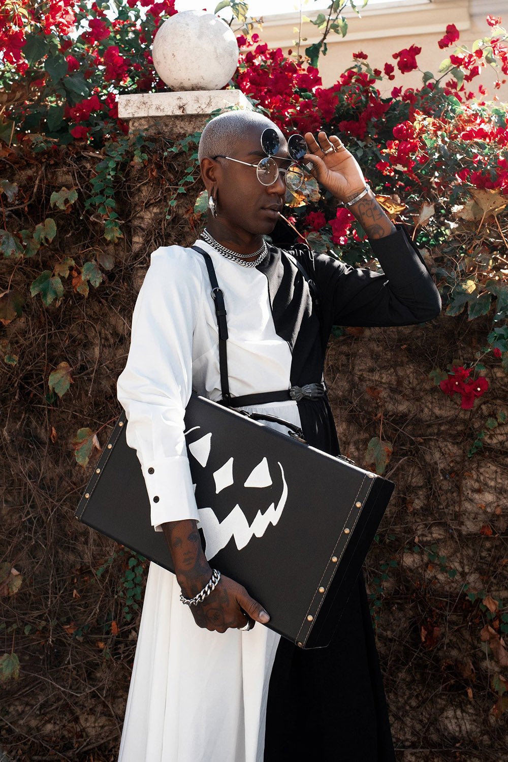 Haunted Hallows Trunk [BLACK/SPIDERWEBS] - bags & wallets - VampireFreaks - Lively Ghosts