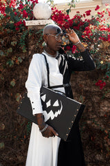 Haunted Hallows Trunk [BLACK/SPIDERWEBS] - bags & wallets - VampireFreaks - Lively Ghosts