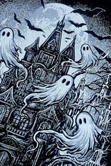 haunted house sweater