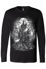 creepy cute kawaii halloween long sleeve cotton shirt
