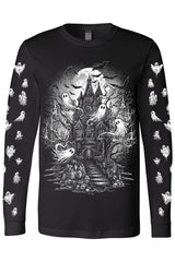 vintage inspired halloween cartoon shirt